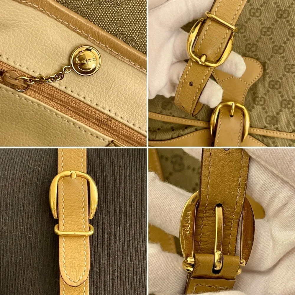 Gucci Vintage Beige Crossbody Bag - Picture 8 of 12